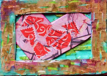 "Stamped With Love" by Lisa Humke, Dodgeville WI - Mixed Media